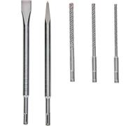 Juego De Mechas Y Cinceles Bosch PRO SDS PLUS-4C, 5 Piezas