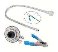 Juego de medición de de torque de ajustable con accionamiento de 1/2 , herramienta de medición profesional con brazo de sujeción flexible, sin batería
