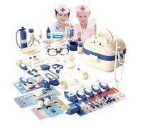 Juego de médico para niños, de médico con diseño de Maleta | Set de Doctor para, Juego de rol de médico con Luces y Sonidos | para niños y niñas