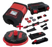 Runpotec Juego de medidores de longitud de cable RM35+XB300 rojo/negro, longitud 160 mm x ancho 125 mm x alto 97 mm