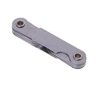 Juego de medidor de radio de acero inoxidable, herramienta de medición industrial cóncava portátil para fabricantes de troqueles de herramientas