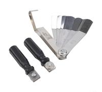 Juego de medidores de grosor de 16 piezas para mediciones métricas e imperiales con calibradores para una separación precisa del vehículo y una fácil evaluación de la holgura