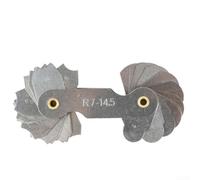 Juego de medidores de radio y medidor de filete de placa diseñado para mediciones precisas de radio en procesos de fabricación industrial y herramientas (7-14.5)