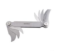 Juego de medidores de radio y medidor de filete de placa diseñado para mediciones precisas de radio en procesos industriales de fabricación y herramientas (26-80)