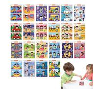 Juego De Memonia para Niños - Cartas Interactivas de Buscar Errores - Juego Encuentra Las Diferencias para Niños + Entrenamiento de Concentración y Desarrollo Cognitivo