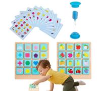Juego de Memoria con Tarjetas para | Juguete de Aprendizaje Interactivo | Juego de Asociación y Coincidencia de Tarjetas - para Niños Niñas Guardería Infantil Escuela Casa Fiesta