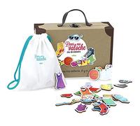 Juego de Memoria en mi Maletita Juego Educativo para Niños de Madera | Maletín de transporte práctico | cartas ilustradas para asociar | desarrolla memoria y observación | idea de regalo lúdica