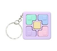 Juego de Memoria Iluminado - Juego de Memoria para niños con iluminación rápida Brain Bolt Alimentado por batería | Juguetes de Mano fáciles de Usar con Cadena Colgante para Bolsos,