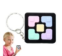Juego de Memoria Iluminado - Juego de memoria para niños con iluminación rápida Brain Bolt alimentado por batería | Juguete de juegos fácil de llevar con cadena colgante para llaveros, accesorios de j