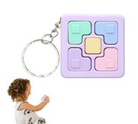 Juego de memoria portátil, Brain Bolt alimentado por batería Fast Light Up Memory Game para niños, llavero de regalo portátil para niños, adultos, adolescentes, mujeres, hombres, niños, niñas, bamb