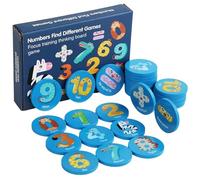 Juego De Memoria - Tablero De Cerillas De Madera De 16,5x11,5x3cm | Tema De Tráfico Matemático De 250 G, De Correspondencia Cognitiva, Tablero De Memoria, Juego De Desarrollo De Habilidad