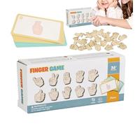 Juego de Memoria y Emparejamiento Juguete Preescolar De Gestos Con Las