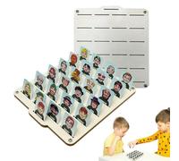 Juego De Mesa Adivina Quién Soy: Juego De Batalla para Dos Jugadores, Juguete Educativo Interactivo para Padres E Hijos Actividad Familiar Clásica con Desarrollo del Pensamiento Lógi