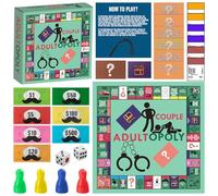 Juego de Mesa Adultopoly, Juegos de Mesa Monopoly para Parejas Adultas, Juego de Couple Board Game