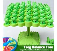 Juego de Mesa Árbol Rana Aprendiendo - Juguete Interactivo Familiar para Entrenamiento de Atención, Multinivel y Material Plástico Duradero, Regalo de Navidad, Presente de