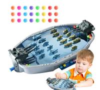 Juego De Mesa Battle: Juego De Consola De ABS Marino, Juguete De Catapulta Competitivo, Tablero Interactivo Divertido, Batalla De Estrategia para 2 Jugadores, Juguete Educativo para El