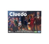 Juego de mesa Cluedo - Juego Cluedo rediseñado para 2 a 6 jugadores - Juegos de misterio - Juegos de detective - Juegos para toda la familia - Juegos para niños y adultos (Versión Portuguesa)