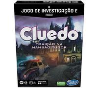 Juego de Mesa Cluedo Traición en la mansión Tudor - Cluedo Estilo Escape de la Habitación - Juego de Mesa cooperativo para Toda la Familia - Juego de Misterio (versión en Portugués)