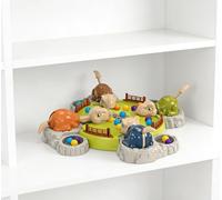 Juego de mesa competitivo Dino Snack Attack, juego de aventura interactivo para padres e hijos para el hogar