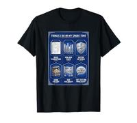Juego de Mesa Cosas Que Hago en mi Tiempo Libre Divertido RPG Camiseta