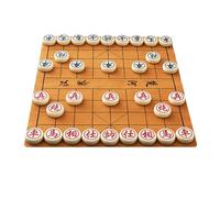 Juego de Mesa de ajedrez Chino Xiangqi con Piezas de ajedrez de melamina, Juego de ajedrez de Viaje portátil Que Incluye Tablero de ajedrez de Cuero(3.8cm/1.5in)