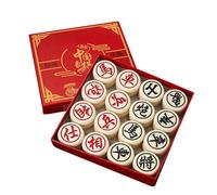 Juego de Mesa de ajedrez Chino Xiangqi con Piezas de ajedrez de melamina, Juego de ajedrez de Viaje portátil Que Incluye Tablero de ajedrez(5.8cm/2.3in)
