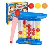 Juego de Mesa de Bola Que Rebota, 2024 Nuevo Juego Bounce Off, 4 Shots Juego de Mesa Juego De Rebote, Juego De Fiesta De Rebote, Juegos Interactivos para Niños y Adultos, Juegos en Familia