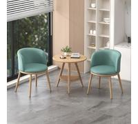 Juego de mesa de café y silla, combinación de mesa redonda para ahorrar espacio y mesa de recepción de oficina, muebles de escritorio de café para sala de negocios