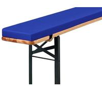 Juego de mesa de cerveza para exteriores con respaldo, 140 x 25 x 5 cm, almohadilla acolchada de espuma de alta densidad, antideslizante, lavable, perfecta para eventos en interiores y exteriores