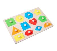 Juego de Mesa de combinación rápida Shape, de de Forma geométrica de Madera para niños pequeños - Juego de clasificador de Formas Regalo de Bloque de educación Preescolar