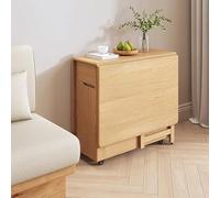 Juego de mesa de comedor compacta con 4/6 sillas plegables, muebles de comedor que ahorran espacio con cajones de almacenamiento y gabinetes, estacas ajustables, perfecto para espacios pequeños