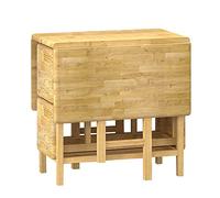 Juego de mesa de comedor de madera maciza con 4 sillas para cocina y comedor, ideal para reuniones familiares, crea un ambiente acogedor para la sala de estar