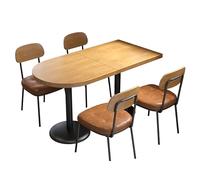 Juego de mesa de comedor para cocina y comedor, mesa de reunión, sillas de negociación, juego de comedor de bar, mismo tamaño, combinado, comedor, desayuno, muebles modernos para el comedor del hogar