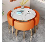 Juego de mesa de conferencias y mesa de comedor para cocina y comedor, incluye sillas para un espacio de trabajo elegante y funcional