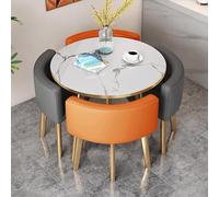 Juego de mesa de conferencias y mesa de comedor para cocina y comedor, incluye sillas para un espacio de trabajo elegante y funcional