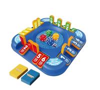 Juego de Mesa de Dados, Juguete de Fiesta Divertido para 2-6 Jugadores, Educativo, Material de ABS, Actividad de reunión de Vacaciones para Acampar, cumpleaños, Aula, Picnic, Mesa de café, Juego