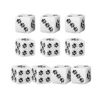 Juego de mesa de dados | Linda actividad grupal | Dados para juegos de mesa con diseño de patas, para viajes, camping, hogar, picnic, familia, amigos, compañeros de clase, estudiantes, jóvenes