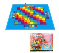 Juego de Mesa de Damas para Niños,Juego Educativo de Damas y - Juguete para Familia Viajes Y Fiestas - para Adultos Niños Viajes Familia Exterior Aula Escuela Acampada Patio Interior