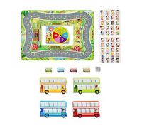 Juego de Mesa de de Parada de autobús: Juegos de matemáticas para Padres e Hijos, Juego Educativo de matemáticas, y Divertidas, Estimulante del Aprendizaje temprano | Ideal par