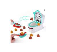 Juego de mesa de destreza creativa con lanzamiento de caca en el inodoro para niños de 3 años en adelante