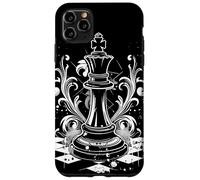 Juego de mesa de dibujo de piezas de ajedrez Carcasa para iPhone 11 Pro Max