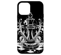 Juego de mesa de dibujo de piezas de ajedrez Carcasa para iPhone 12 mini