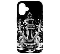 Juego de mesa de dibujo de piezas de ajedrez Carcasa para iPhone 16
