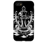 Juego de mesa de dibujo de piezas de ajedrez Carcasa para iPhone SE (2020) / 7 / 8
