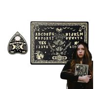Juego de mesa de espiritismo | Decoraciones elegantes de madera, juego de mesa para la adivinación - para adolescentes y familia, para casa y dormitorio, para Halloween y fiesta de vacaciones