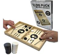 Juego de Mesa de futbolín - Juego de Mesa de Hockey - Juego de Mesa casa y Oficina - Juego de Tabla de Hockey para niños y Adultos