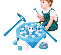 Juego de Mesa de Hielo Penguin - Juegos de Sombrero, Bloque de Golpe de Mesa de | Juego de Mesa 3ra edición, Juego de Fiesta Familiar, Save Penguin en Ice Block Family Game con Hammer par