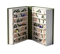Juego de Mesa de la Serpiente y la Escalera de Playbook'd, Tablero Plegable con diseño de Libro, Juegos de Mesa en 3D con Mecanismo de Serpiente Incorporado, decoración de estantería y Mesa portátil