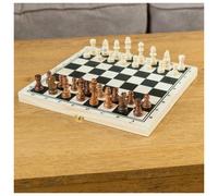 Juego de mesa de madera 3 en 1, compendio de juegos de viaje, ajedrez, damas y backgammon.