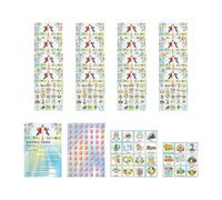 Juego de Mesa de Pascua, Juguete Educativo Divertido de Ocio, 1 Juego, Suministros para del día de Pascua, Tarjetas de Bingo religiosas, Juego Compacto de Vacaciones, para niños, Amigos, campin